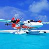 Cool Seaplane paint by numbers