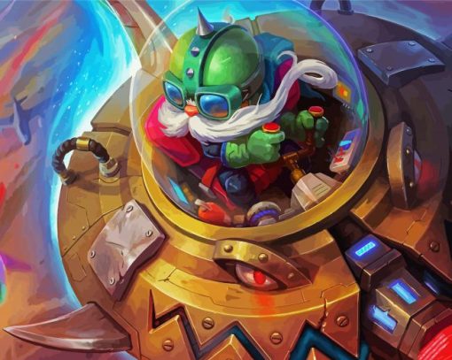 Corki Character paint by numbers