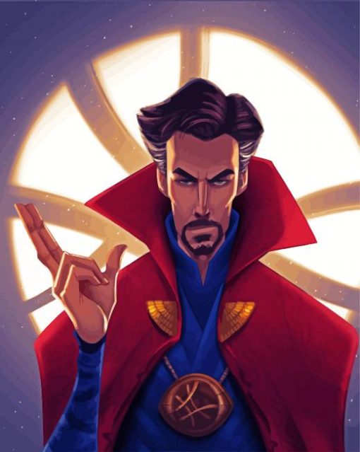 Aesthetic Doctor Strange Paint by numbers