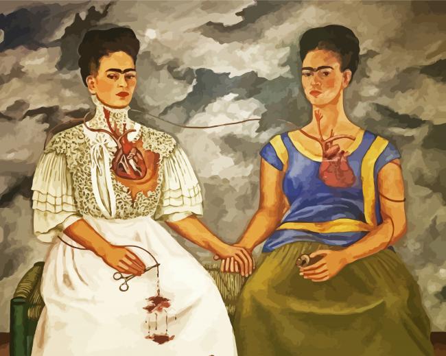 Aesthetic Frida Kahlo Famous paint by numbers