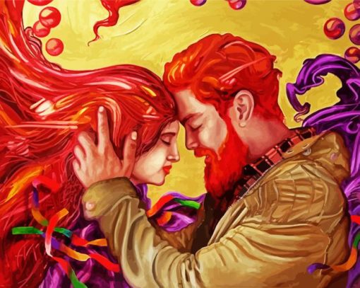 Ginger Soulmate paint by numbers