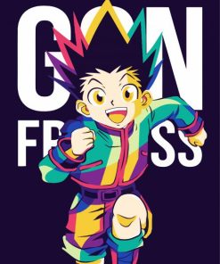 Gon Freecss Pop Art paint by numbers