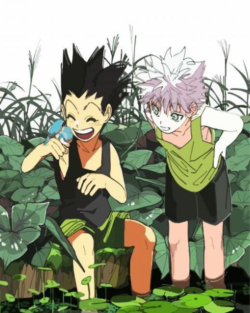 Killua And Gon Freecss paint by numbers