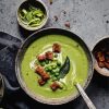 Green Soup With Peas paint by numbers