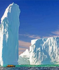 Ice Monolith In Antarctica paint by numbers