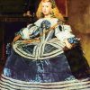 Portrait Of The Infanta Margarita paint by numbers