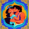 Jasmine And Aladdin paint by numbers