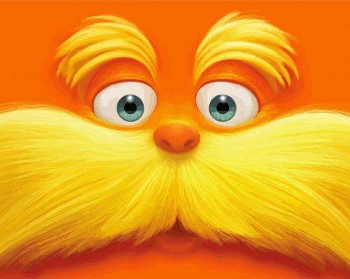 The Lorax Animation paint by numbers