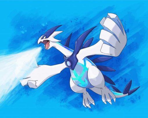 Lugia Character paint by numbers