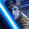Luke Skywalker Star Wars paint by numbers