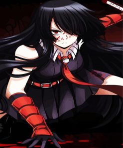 Mad Akame Character paint by numbers