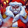 Mad Santa Art paint by numbers
