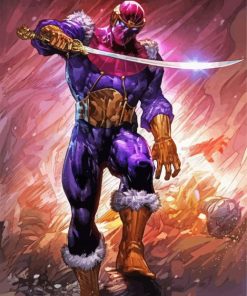 Baron Zemo Character paint by numbers