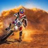 Motocross Race paint by numbers