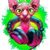 Colorful Musical Sphynx paint by numbers