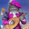 Musician Cat paint by numbers