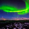Northern Lights In Reykjavik paint by numbers