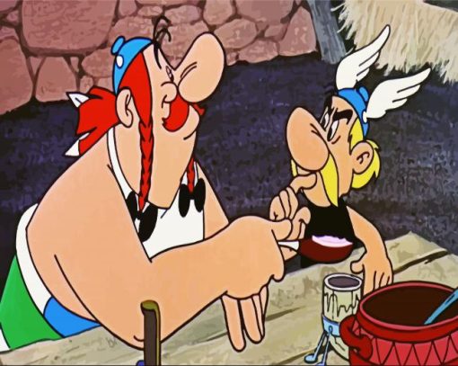 Astérix And Obelix paint by numbers