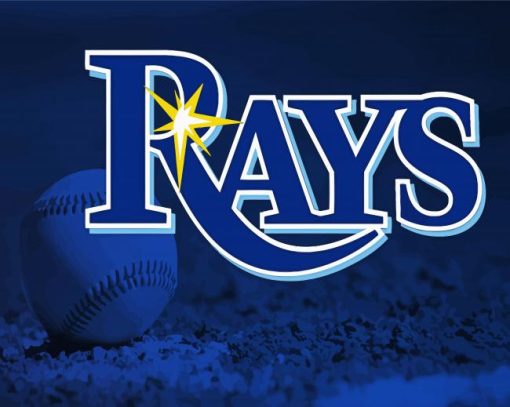 Tampa Bay Rays Logo paint by numbers