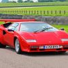 Red Lamborghini Countach paint by numbers