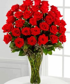Bouquet Of Red Roses paint by numbers