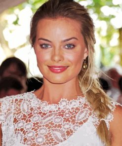 Margot Robbie Actress paint by numbers