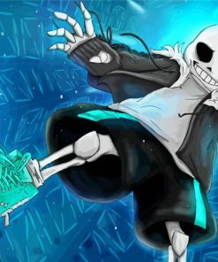 Sans Character paint by numbers