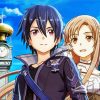 Sword Art Online Anime Characters pâint by numbers