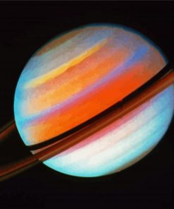 Saturn Planet paint by numbers