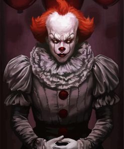 It Pennywise Clown paint by numbers