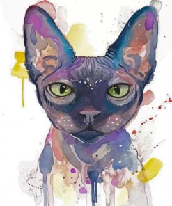 Sphynx Cat Animal Art paint by numbers