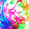 Colorful Splatter Art paint by numbers