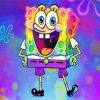 Spongebob Character paint by numbers