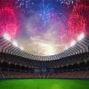 Stadium Fireworks paint by numbers