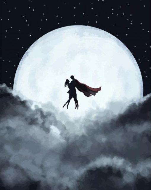 Superman And His Lover paint by numbers