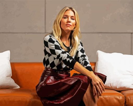The Beautiful Sienna Miller Paint by numbers