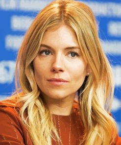 Gorgeous Sienna Miller paint by numbers