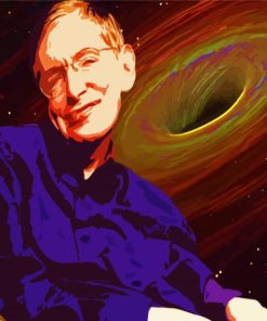 Stephen Hawking paint by numbers