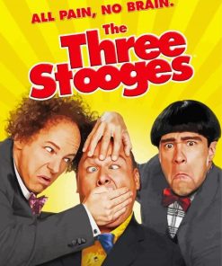 The Three Stooges Poster paint by numbers