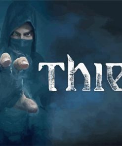 Thief Game Poster paint by numbers