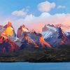 Aesthetic Torres Del Paine National Park paint by numbers