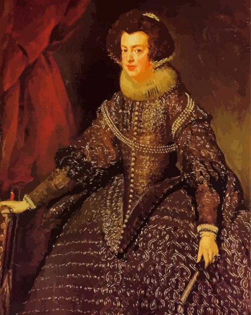 Queen Isabella Of Spain paint by numbers