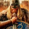 Viking Man With Sword paint by numbers
