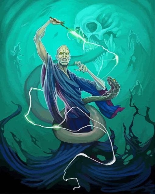 Voldemort The Villain paint by numbers