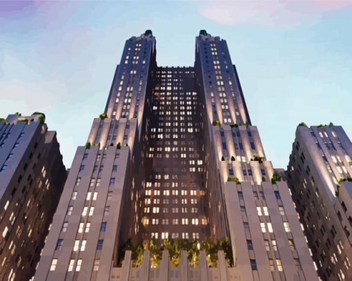 Waldorf Astoria New York paint by numbers