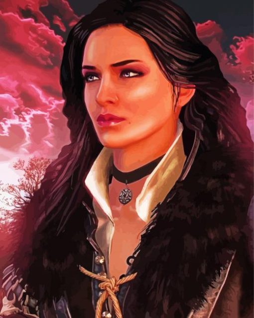 Yennefer Character paint by numbers