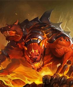 The Wild Cerberus Character paint by numbers