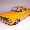 Yellow Ford Ranchero Car paint by numbers