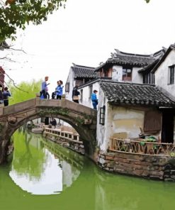 Zhouzhuang Canal paint by numbers