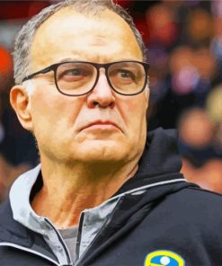 Marcelo Bielsa Football Manager paint by numbers